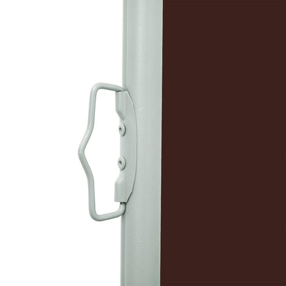 Seitenmarkise Ausziehbar 160x600 cm Braun
