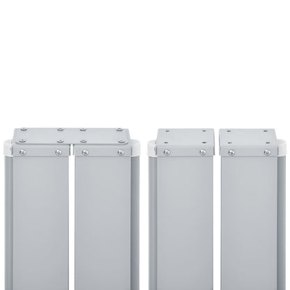 Seitenmarkise Ausziehbar Braun 140x600 cm