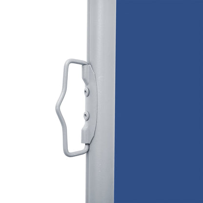 Seitenmarkise Ausziehbar Blau 140x600 cm