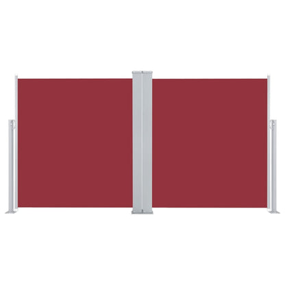 Seitenmarkise Ausziehbar Rot 140x600 cm