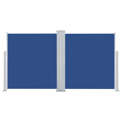 Seitenmarkise Ausziehbar Blau 160x600 cm