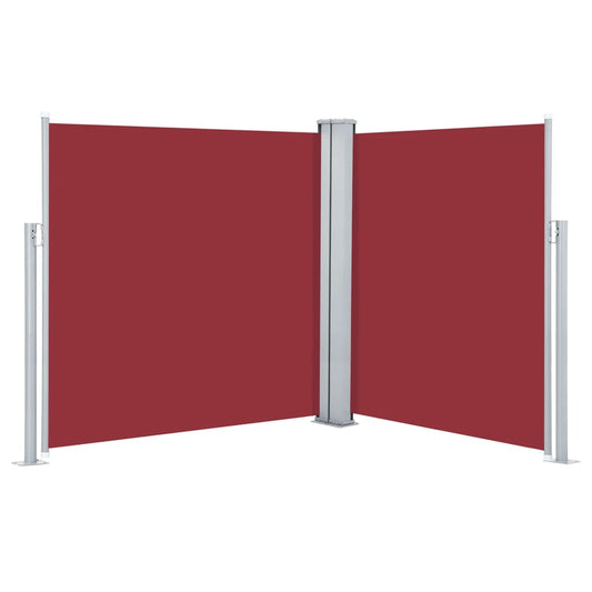 Seitenmarkise Ausziehbar Rot 160x600 cm