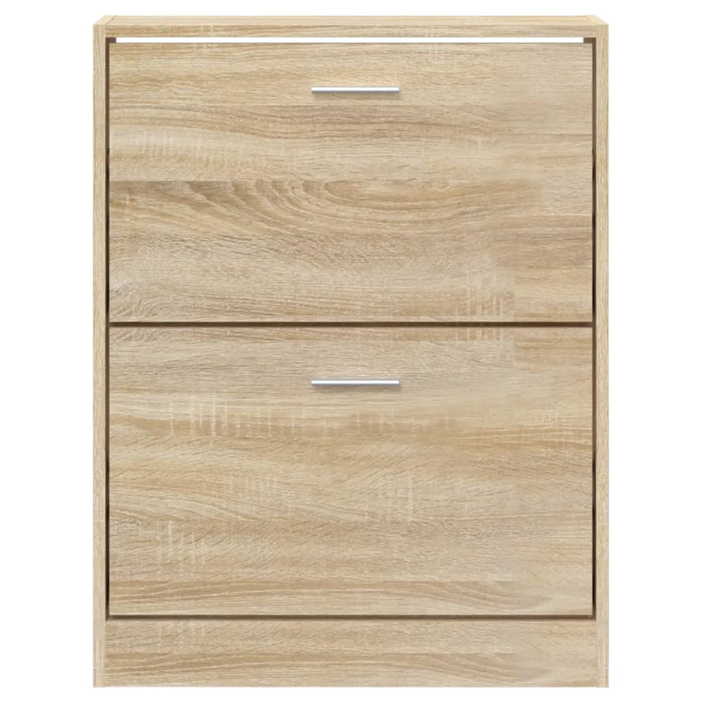 Schuhschrank Eiche 59 x 17 x 81 cm Holzwerkstoff