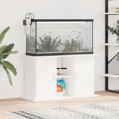 Aquariumständer Weiß 101x41x58 cm Holzwerkstoff