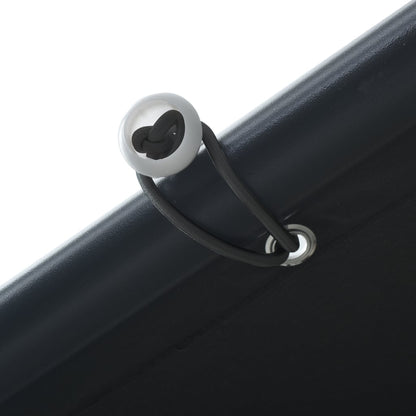 Gartenpavillon Anthrazit 3x3 m Stahl und Stoff