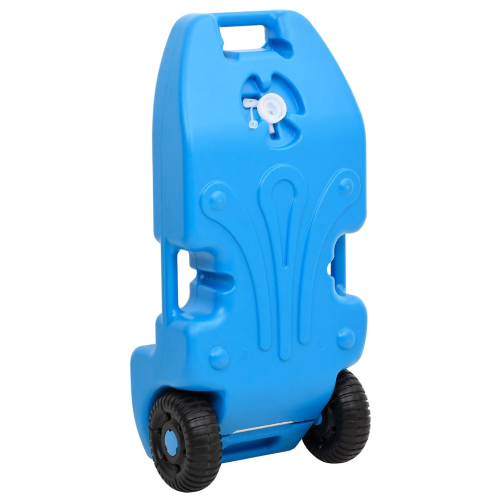 Camping-Wassertank mit Rollen 25 L Blau