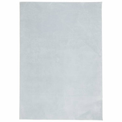 Teppich HUARTE Kurzflor Weich und Waschbar Blau 160x230 cm