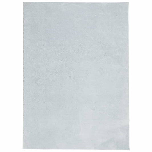 Teppich HUARTE Kurzflor Weich und Waschbar Blau 200x280 cm