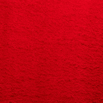 Teppich HUARTE Kurzflor Weich und Waschbar Rot 140x200 cm