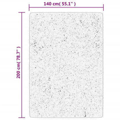 Teppich HUARTE Kurzflor Weich und Waschbar Rot 140x200 cm