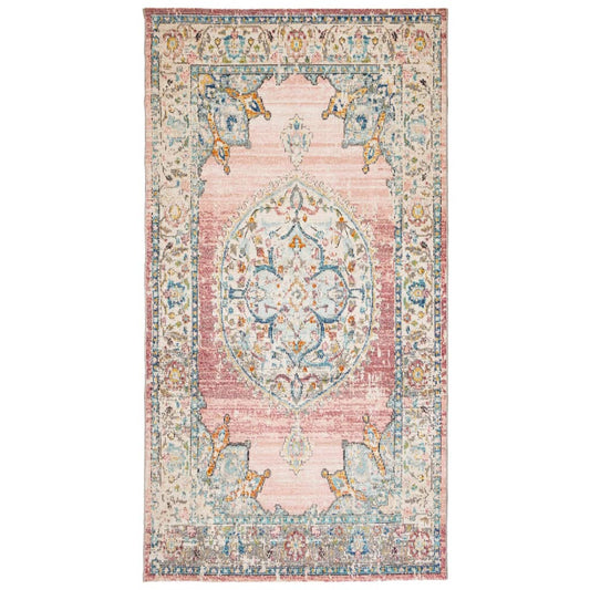 Teppich ARBIZU Indoor und Outdoor Vintage-Design 80x150cm